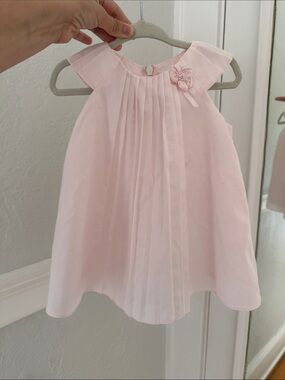 Sarah Louise Pink Dress - Light Blush Girls' Party Dress